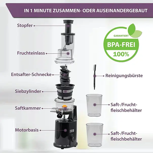 Slow Juicer Illustration